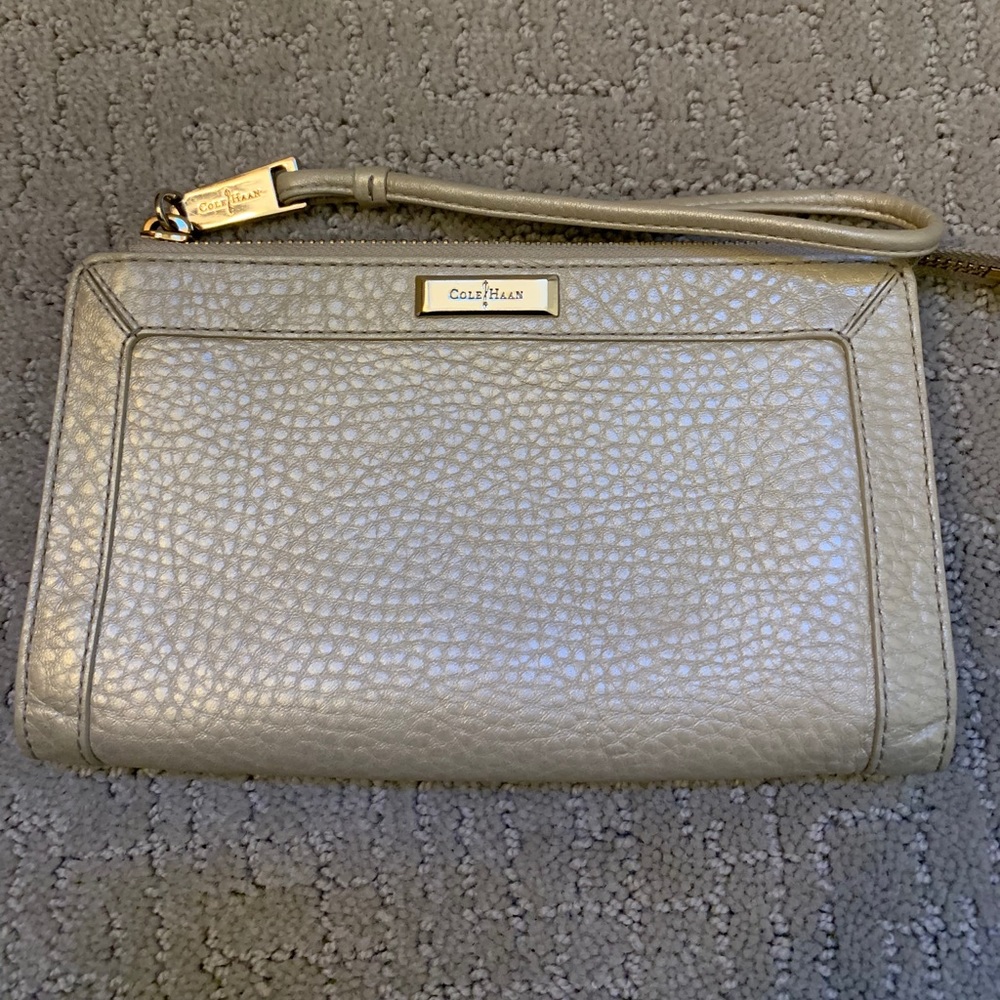 Cole Haan Tan clutch/wristlet